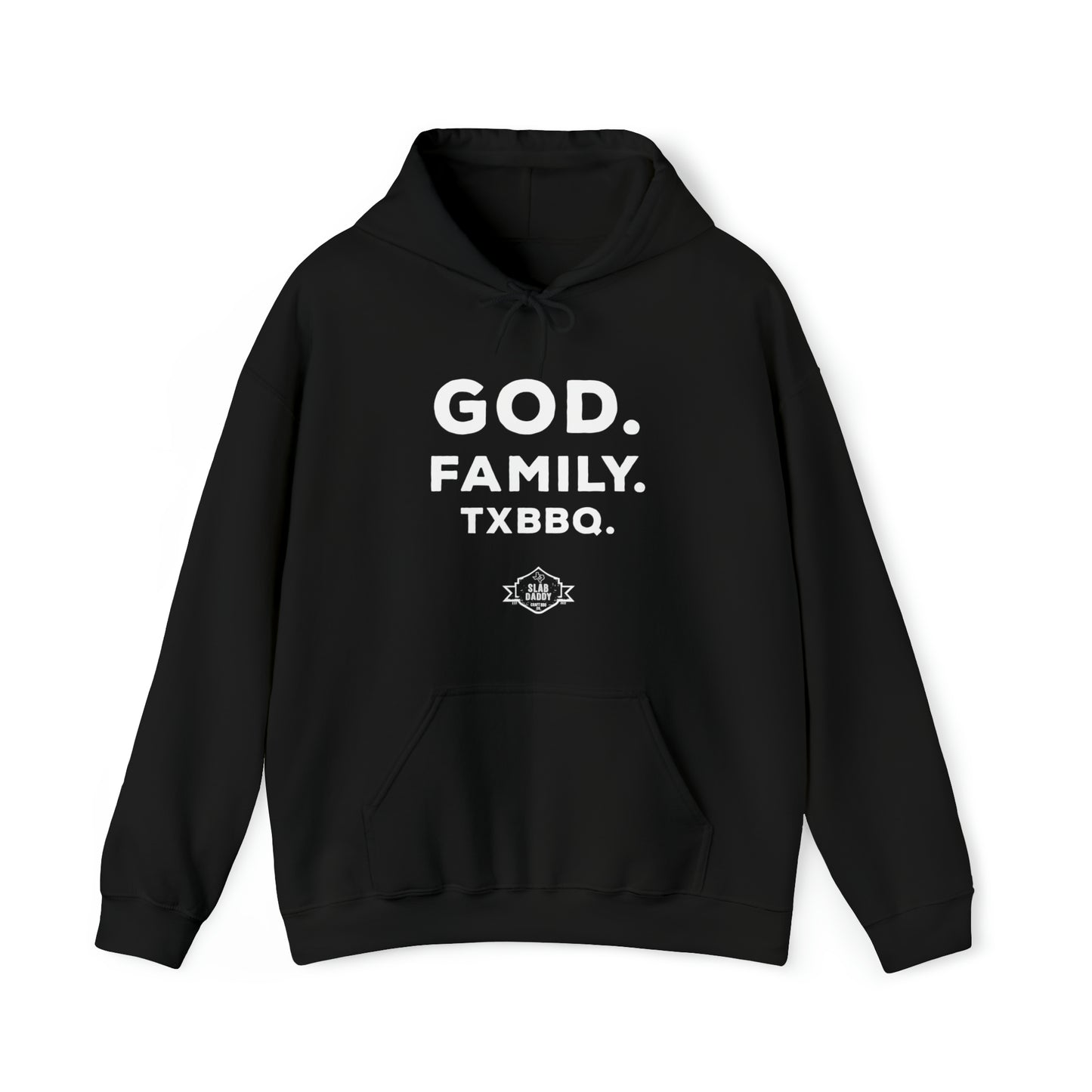 God Family TX BBQ  Hooded Sweatshirt