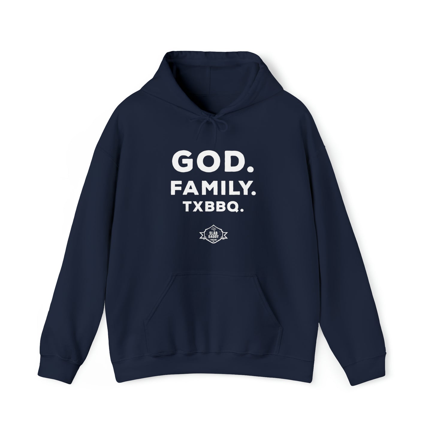 God Family TX BBQ  Hooded Sweatshirt