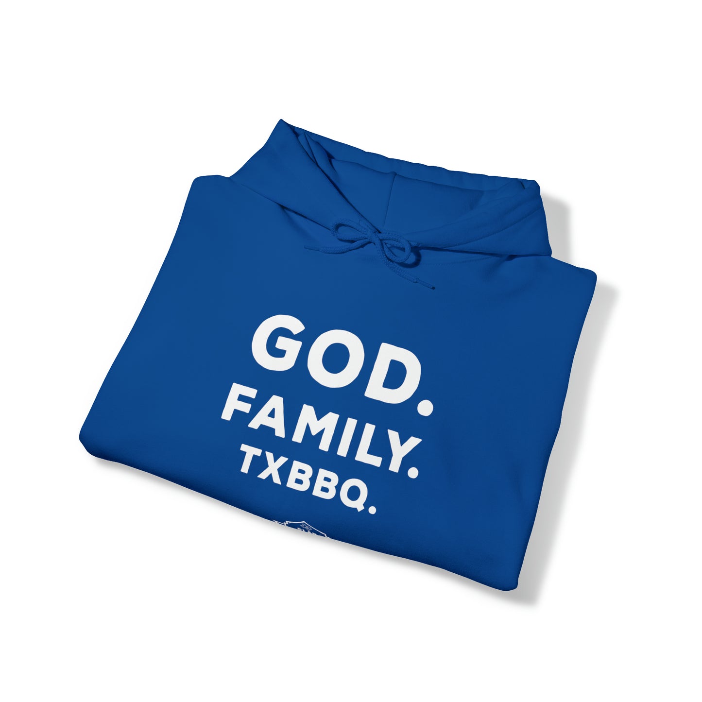 God Family TX BBQ  Hooded Sweatshirt