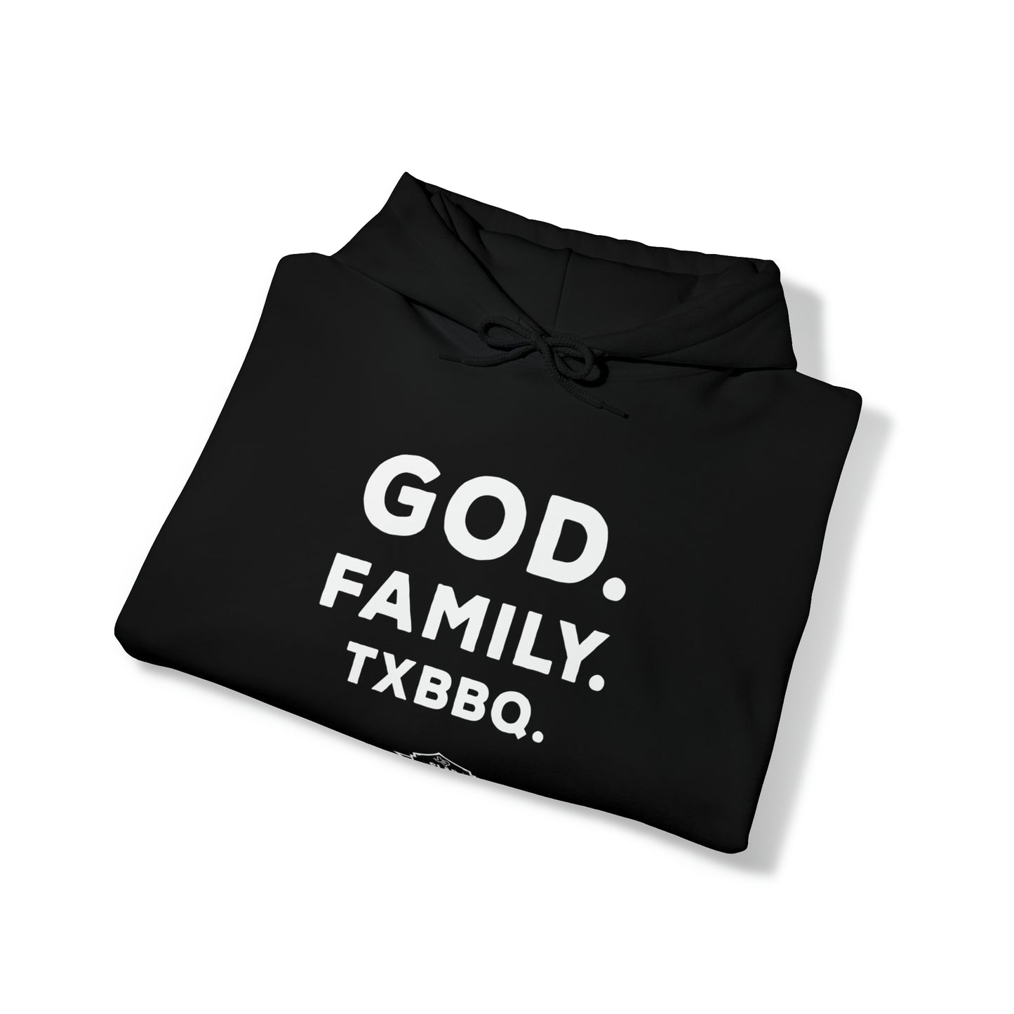 God Family TX BBQ  Hooded Sweatshirt